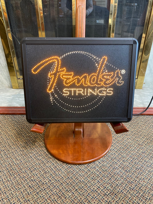 FENDER FIBER OPTICS DEALER SIGN